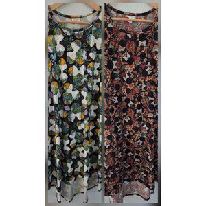 LuLaRoe Disney Minnie Women’s Hi Lo Dress size S Bundle Of 2